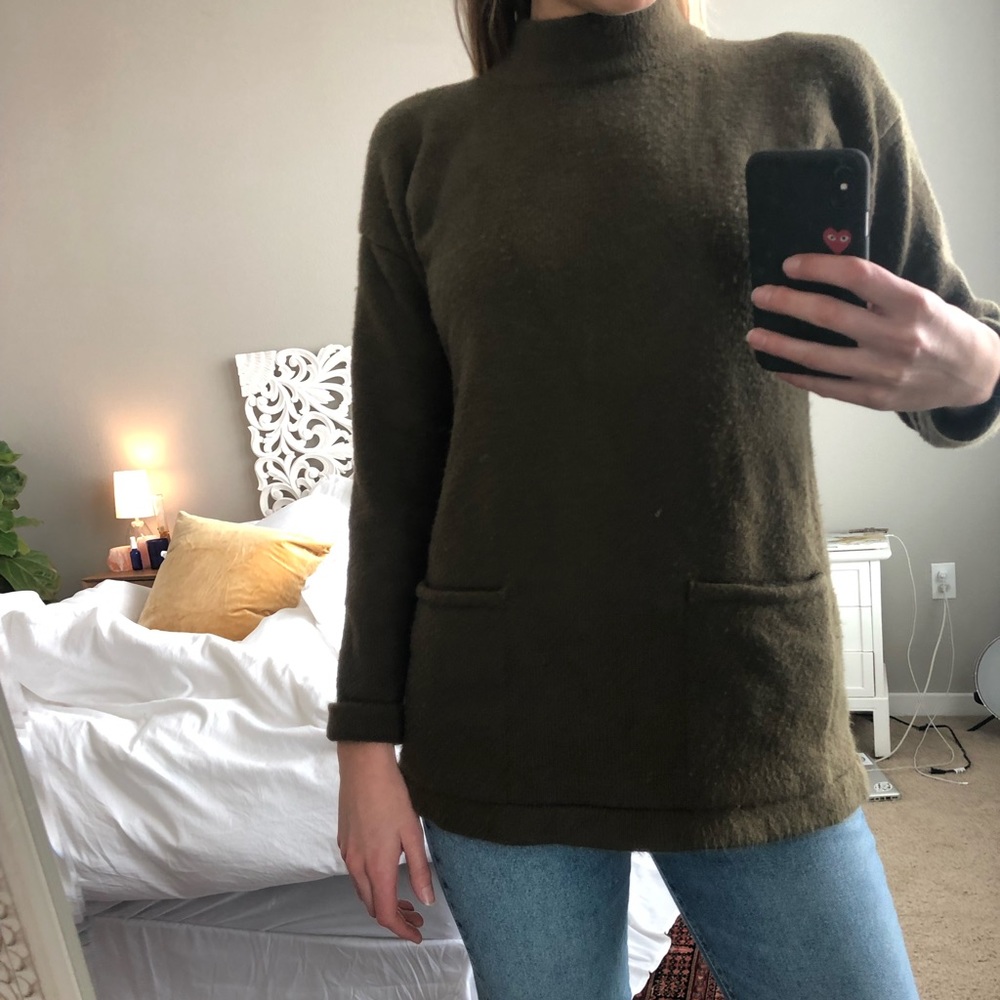 Mock neck sweater